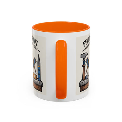 Premium Ready to Go Freemason Design | Fellowcraft | I know my working tools - Masonic Mugs