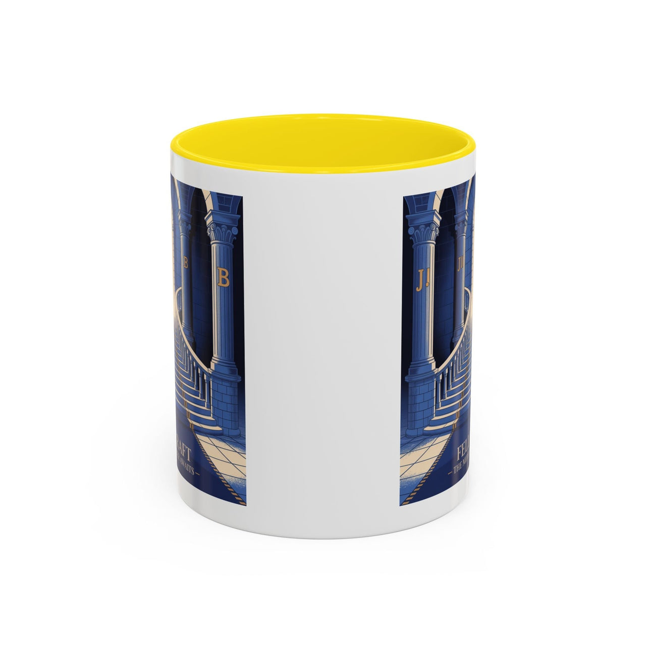 Premium Ready to Go Freemason Design | Fellowcraft | Middle Chamber - Masonic Mugs
