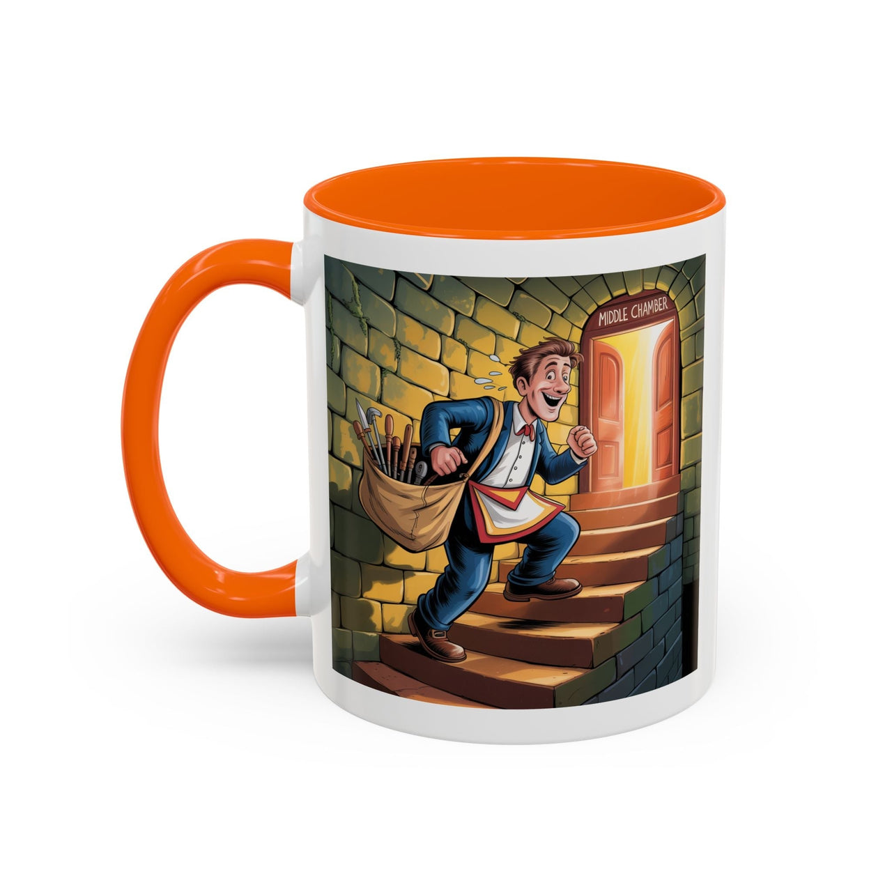 Premium Ready to Go Freemason Design | Fellowcraft | Middle Chamber - Masonic Mugs