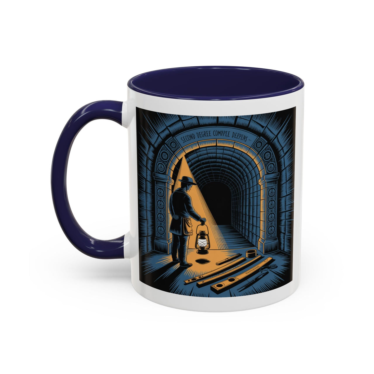 Premium Ready to Go Freemason Design | Fellowcraft | Middle Chamber - Masonic Mugs