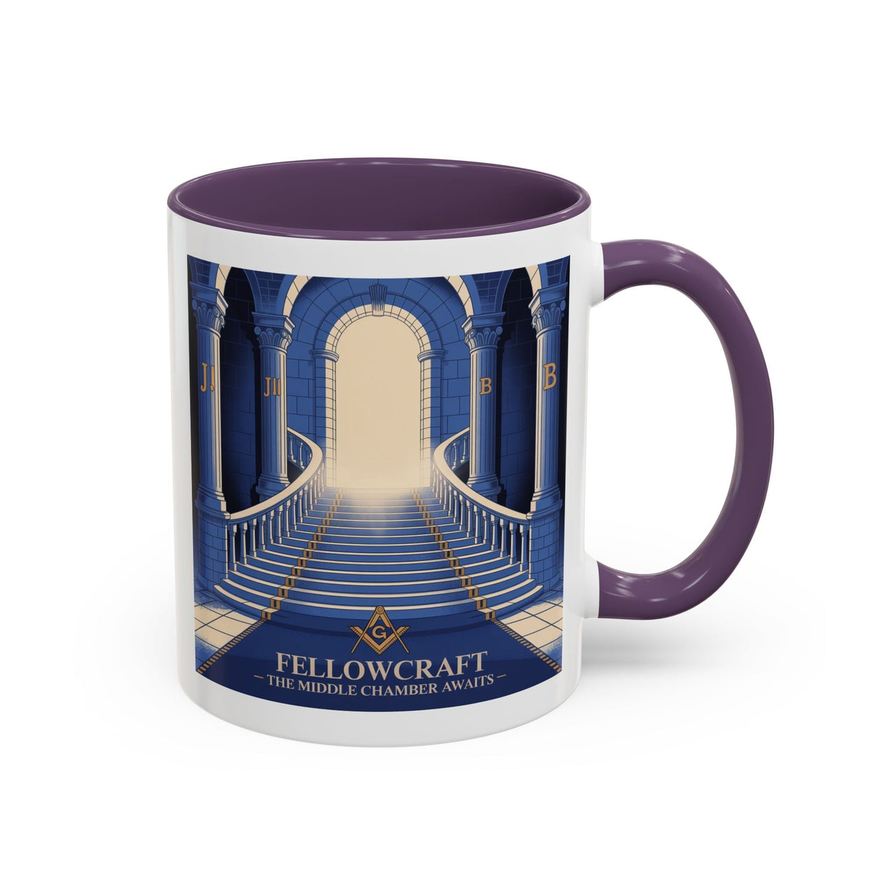 Premium Ready to Go Freemason Design | Fellowcraft | Middle Chamber - Masonic Mugs
