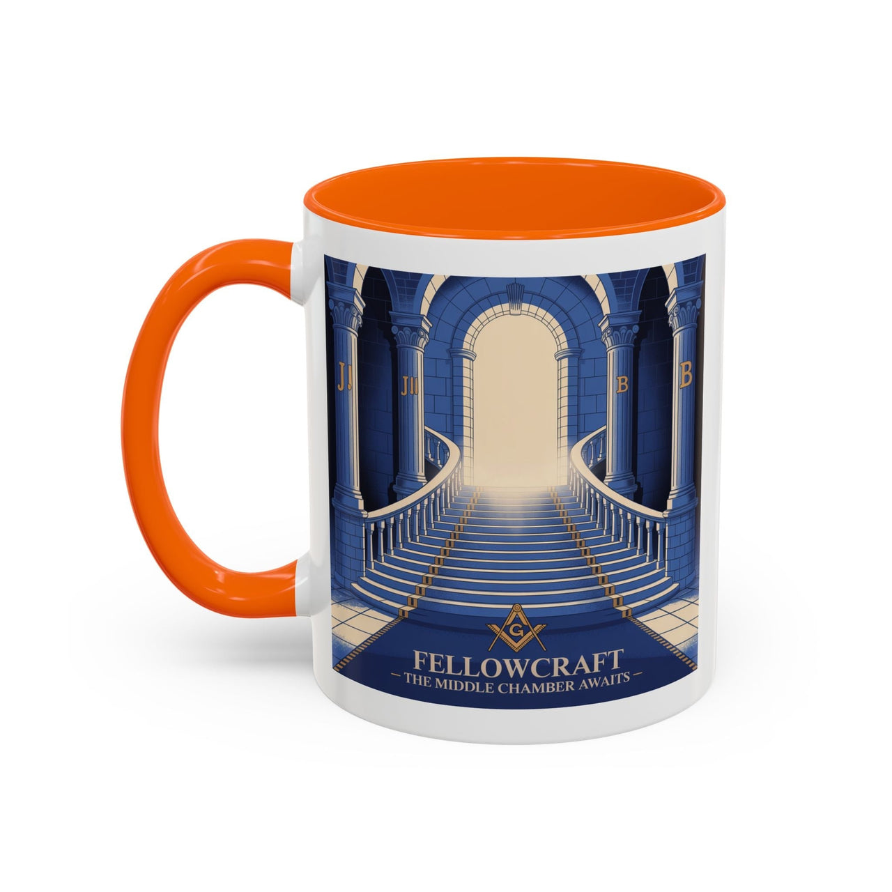 Premium Ready to Go Freemason Design | Fellowcraft | Middle Chamber - Masonic Mugs