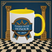 Premium Ready to Go Freemason Design | Fellowcraft | Passed with Honour 2025 - Masonic Mugs