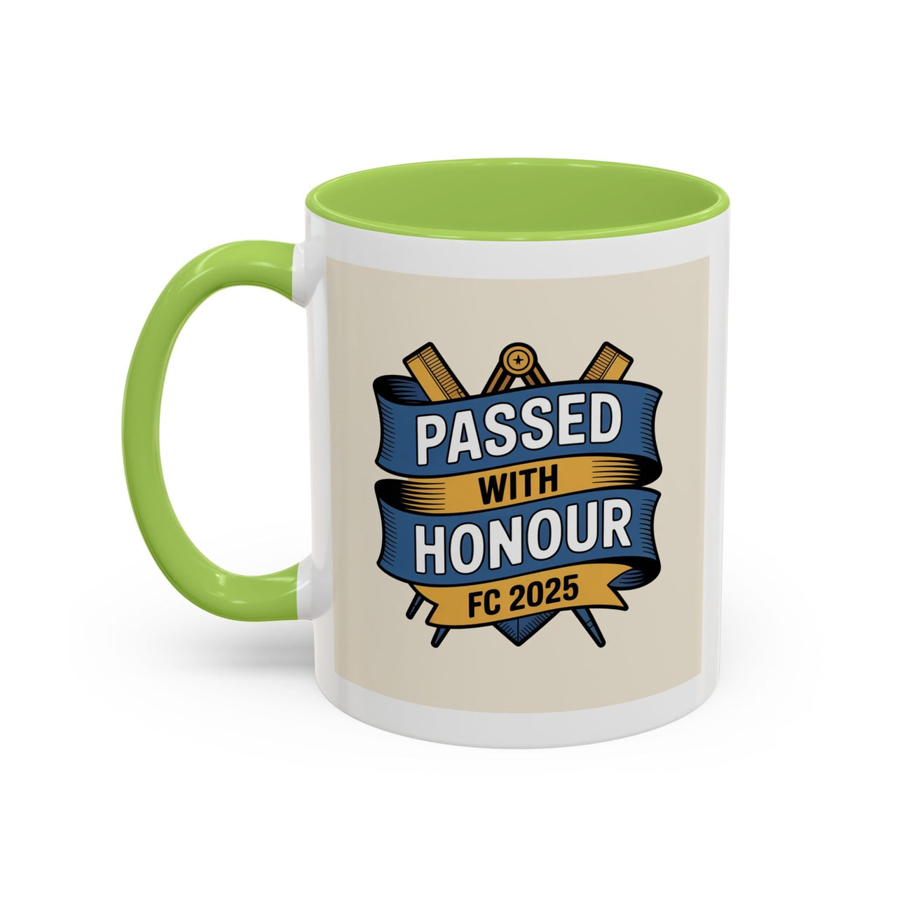 Premium Ready to Go Freemason Design | Fellowcraft | Passed with Honour 2025 - Masonic Mugs