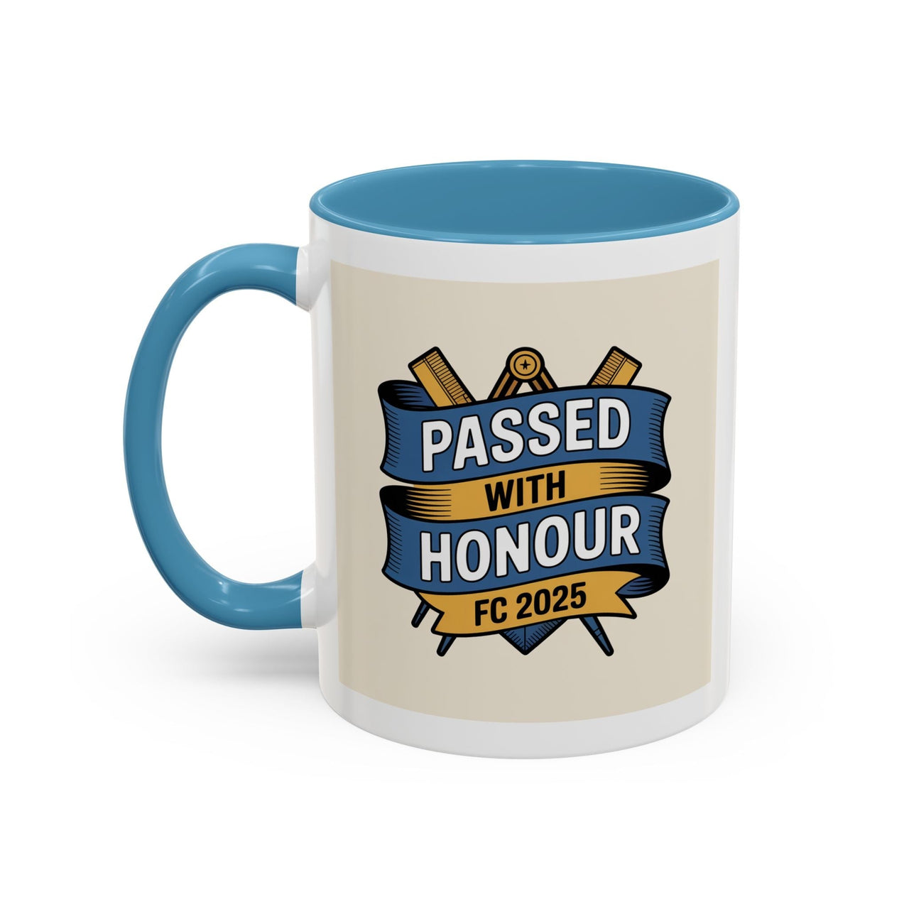 Premium Ready to Go Freemason Design | Fellowcraft | Passed with Honour 2025 - Masonic Mugs