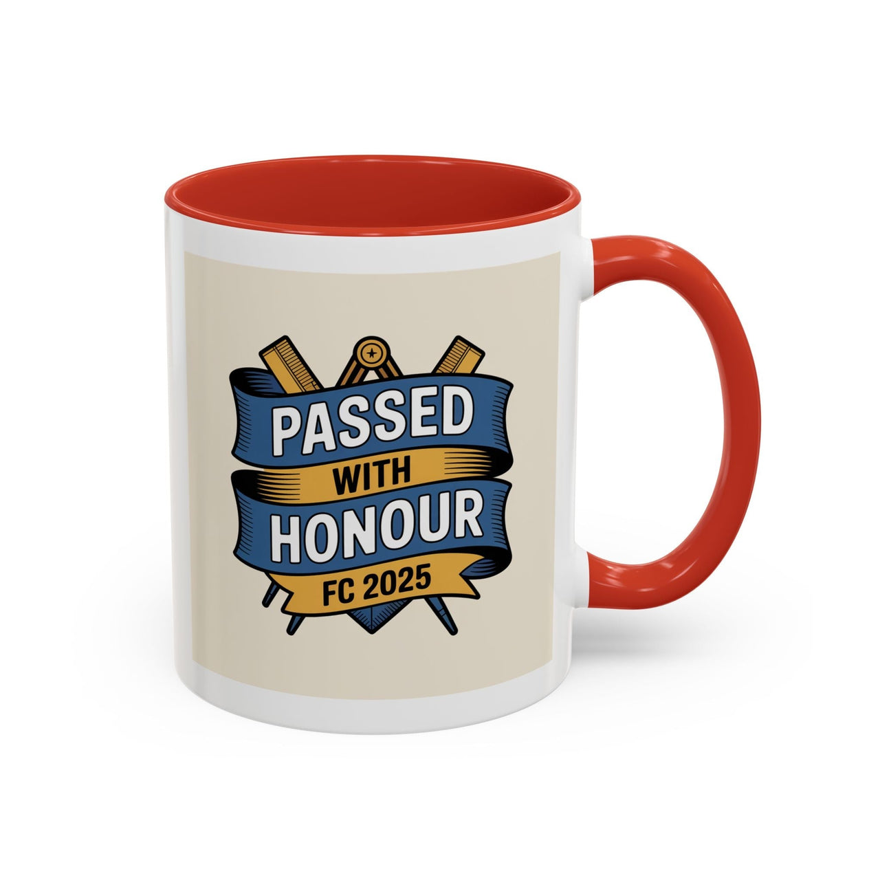Premium Ready to Go Freemason Design | Fellowcraft | Passed with Honour 2025 - Masonic Mugs