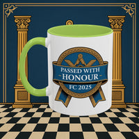 Premium Ready to Go Freemason Design | Fellowcraft | Passed with Honour 2025 - Masonic Mugs
