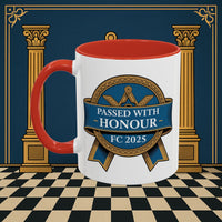 Premium Ready to Go Freemason Design | Fellowcraft | Passed with Honour 2025 - Masonic Mugs