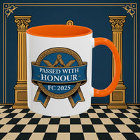 Premium Ready to Go Freemason Design | Fellowcraft | Passed with Honour 2025 - Masonic Mugs