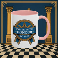 Premium Ready to Go Freemason Design | Fellowcraft | Passed with Honour 2025 - Masonic Mugs