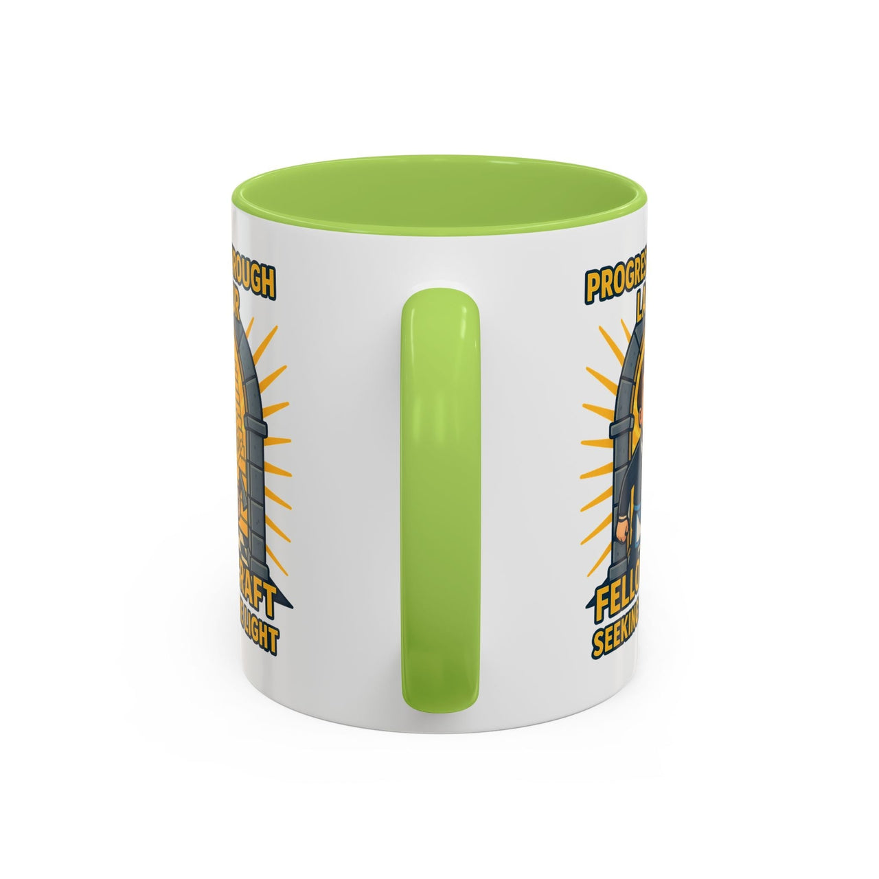 Premium Ready to Go Freemason Design | Fellowcraft | Progress through Labour - Masonic Mugs