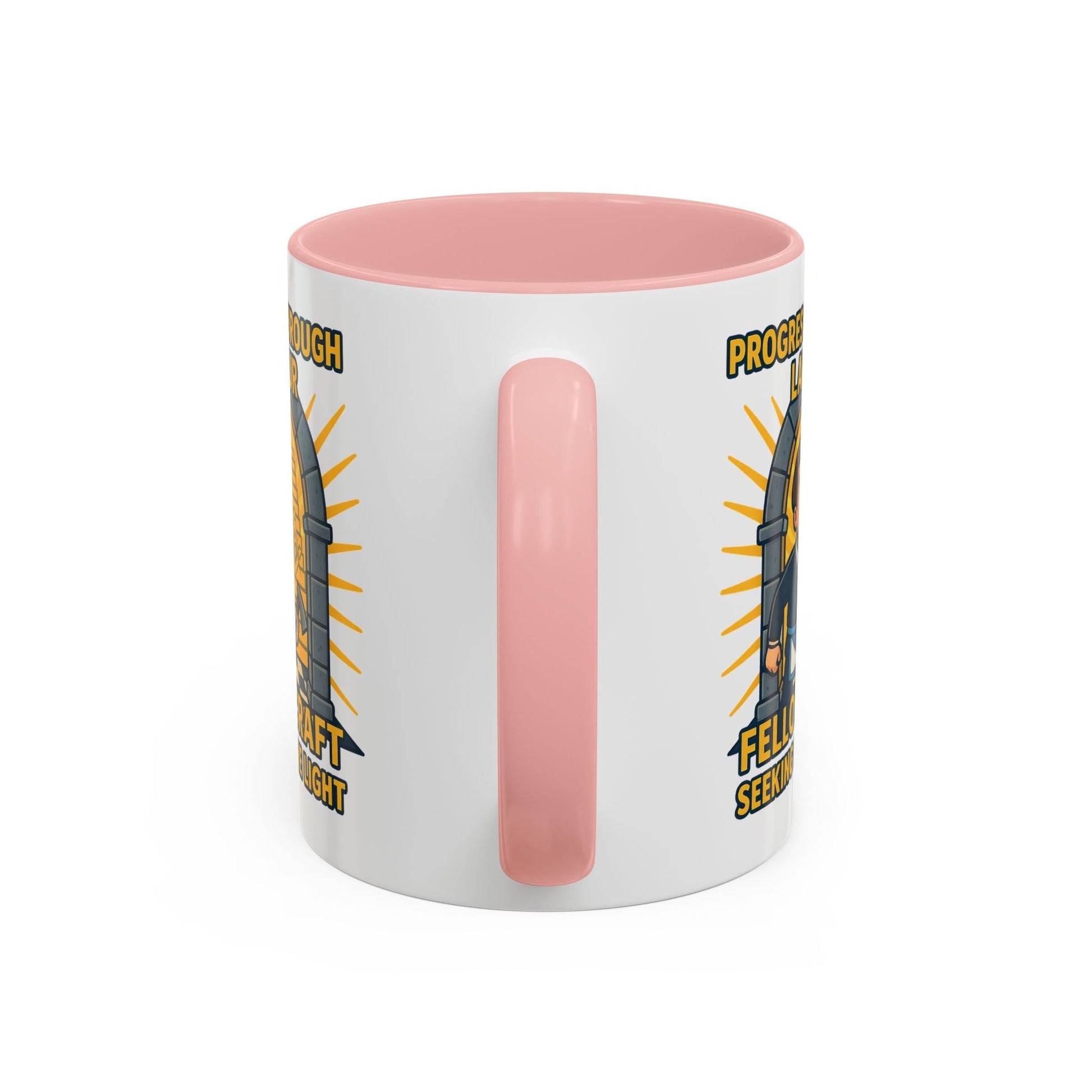 Premium Ready to Go Freemason Design | Fellowcraft | Progress through Labour - Masonic Mugs