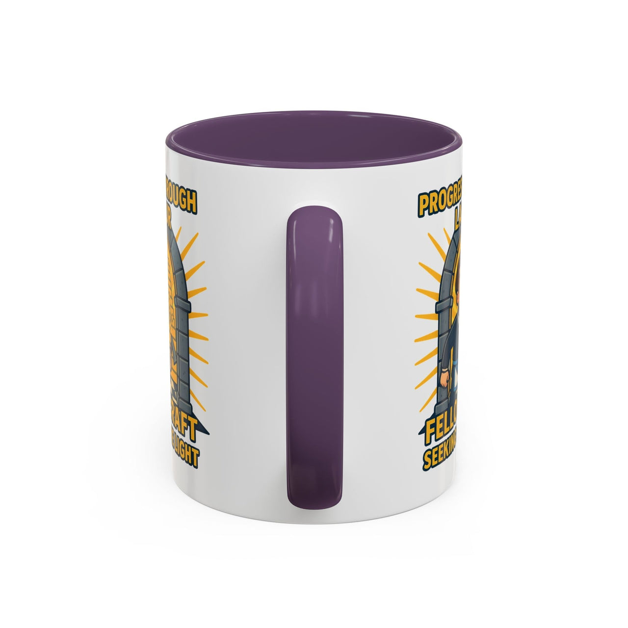 Premium Ready to Go Freemason Design | Fellowcraft | Progress through Labour - Masonic Mugs