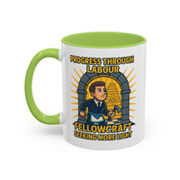 Premium Ready to Go Freemason Design | Fellowcraft | Progress through Labour - Masonic Mugs