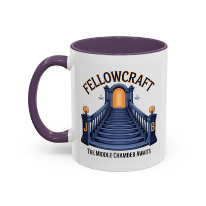 Premium Ready to Go Freemason Design | Fellowcraft | The Middle Chamber Awaits - Masonic Mugs