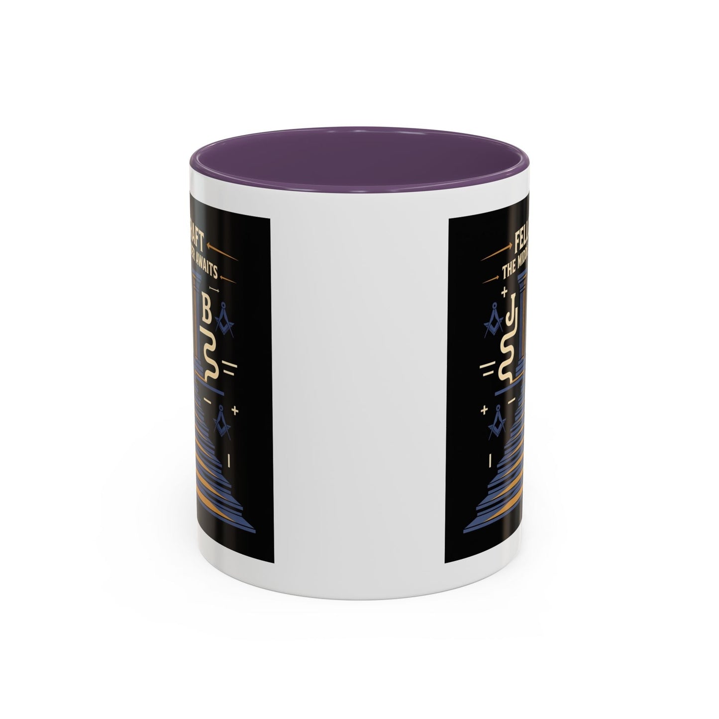 Premium Ready to Go Freemason Design | Fellowcraft | The middle chamber awaits - Masonic Mugs