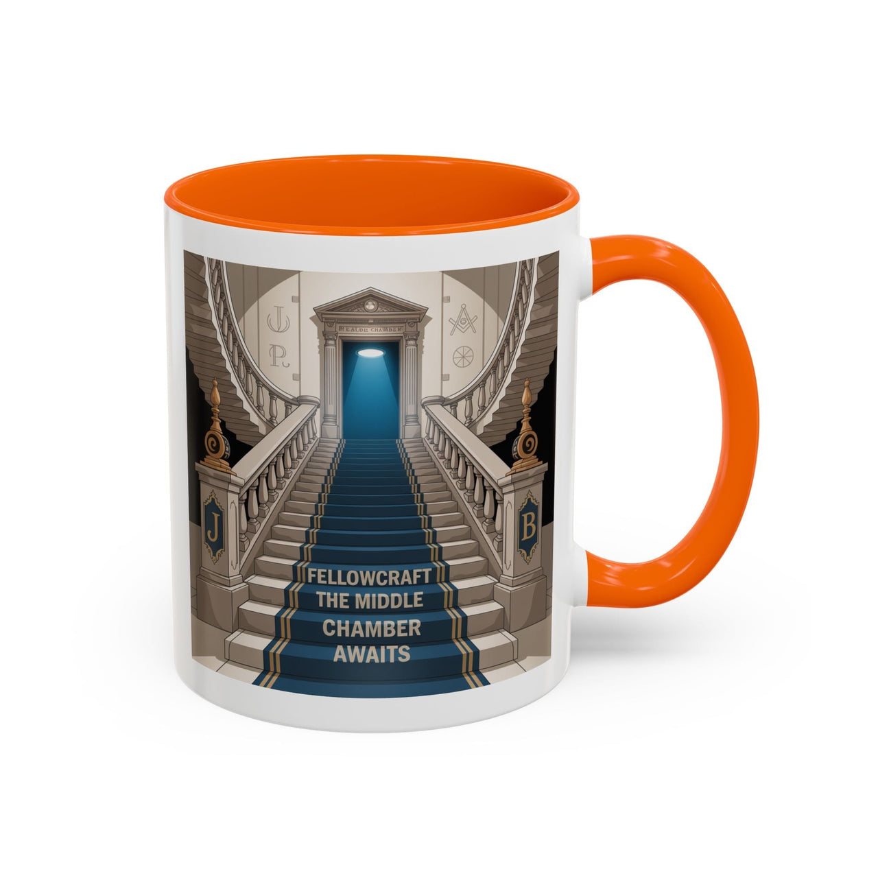 Premium Ready to Go Freemason Design | Fellowcraft | The Middle Chamber Awaits - Masonic Mugs