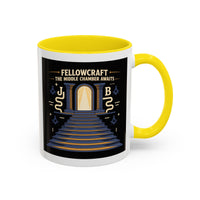 Premium Ready to Go Freemason Design | Fellowcraft | The middle chamber awaits - Masonic Mugs