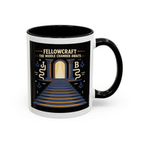 Premium Ready to Go Freemason Design | Fellowcraft | The middle chamber awaits - Masonic Mugs
