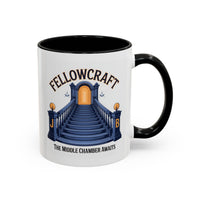 Premium Ready to Go Freemason Design | Fellowcraft | The Middle Chamber Awaits - Masonic Mugs