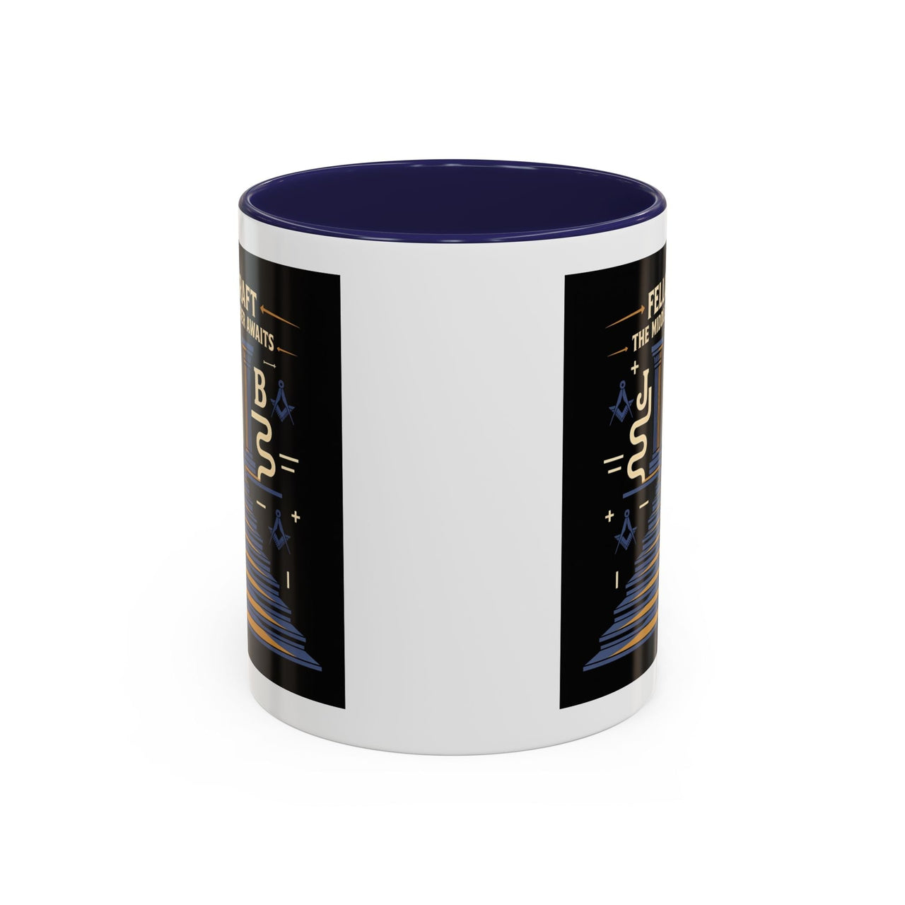 Premium Ready to Go Freemason Design | Fellowcraft | The middle chamber awaits - Masonic Mugs