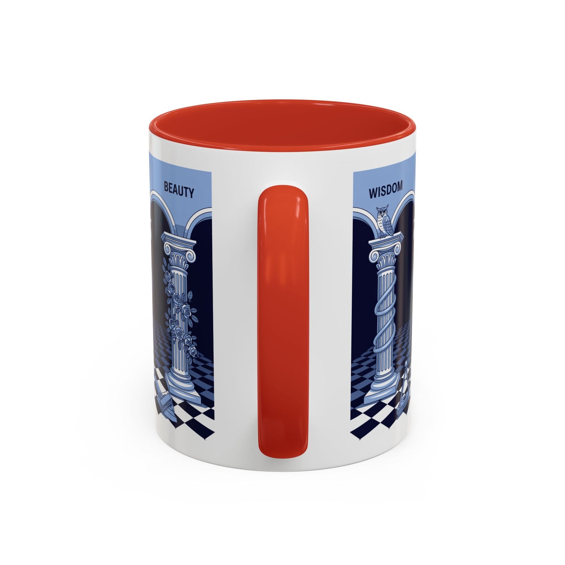 Premium Ready to Go Freemason Design | Fellowcraft | Wisdom and Beauty - Masonic Mugs