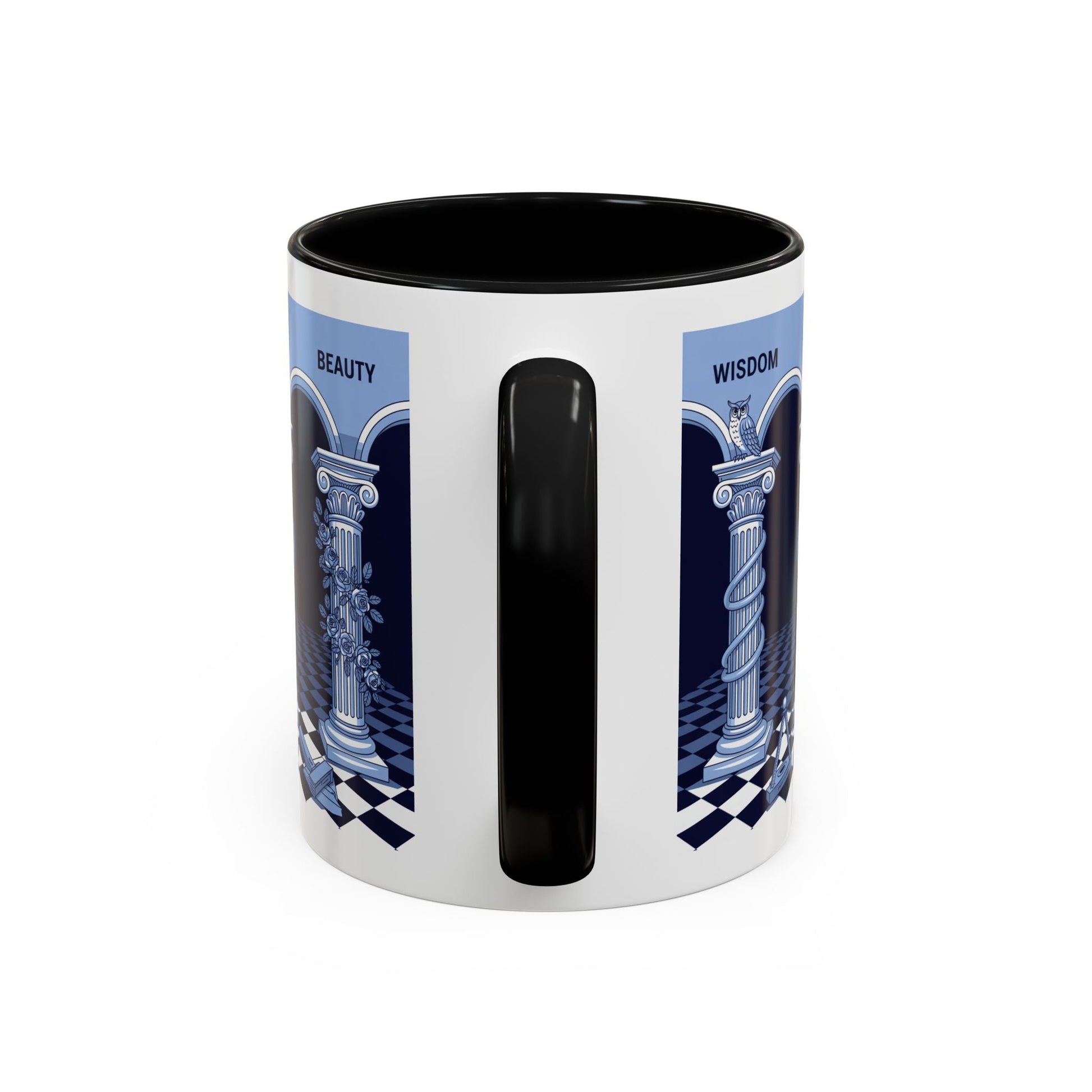 Premium Ready to Go Freemason Design | Fellowcraft | Wisdom and Beauty - Masonic Mugs