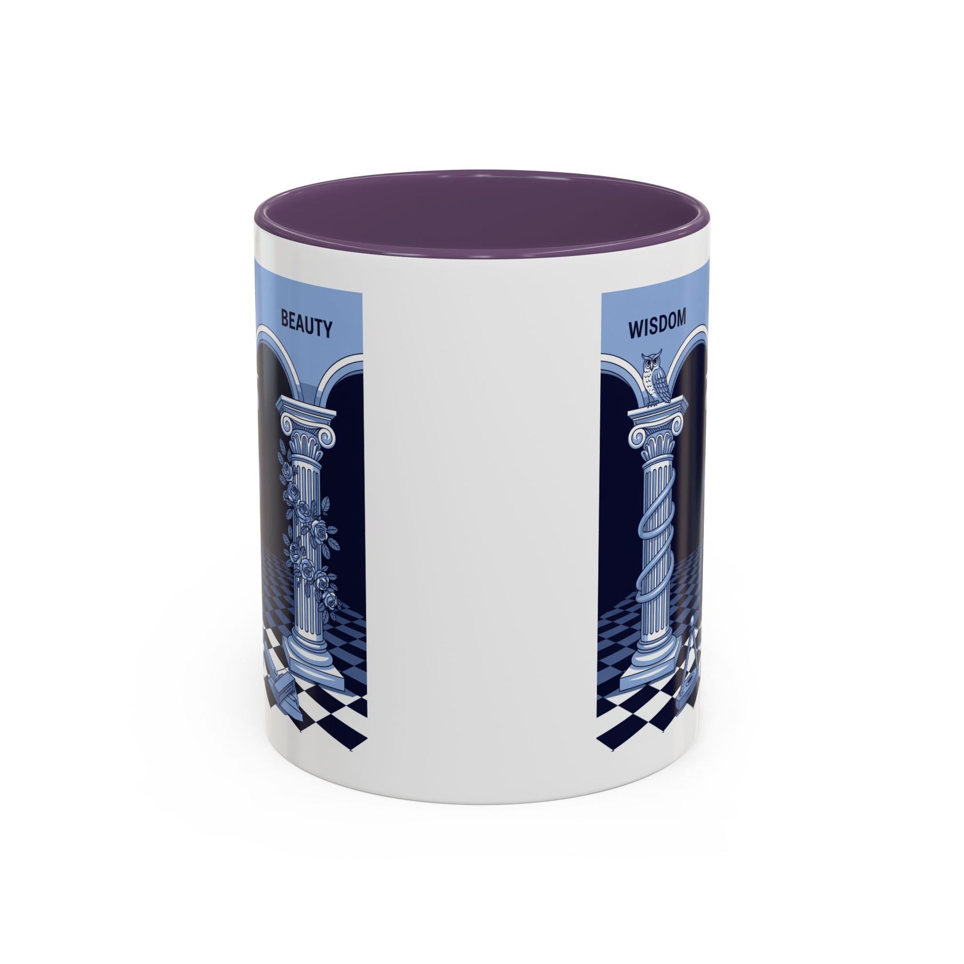 Premium Ready to Go Freemason Design | Fellowcraft | Wisdom and Beauty - Masonic Mugs