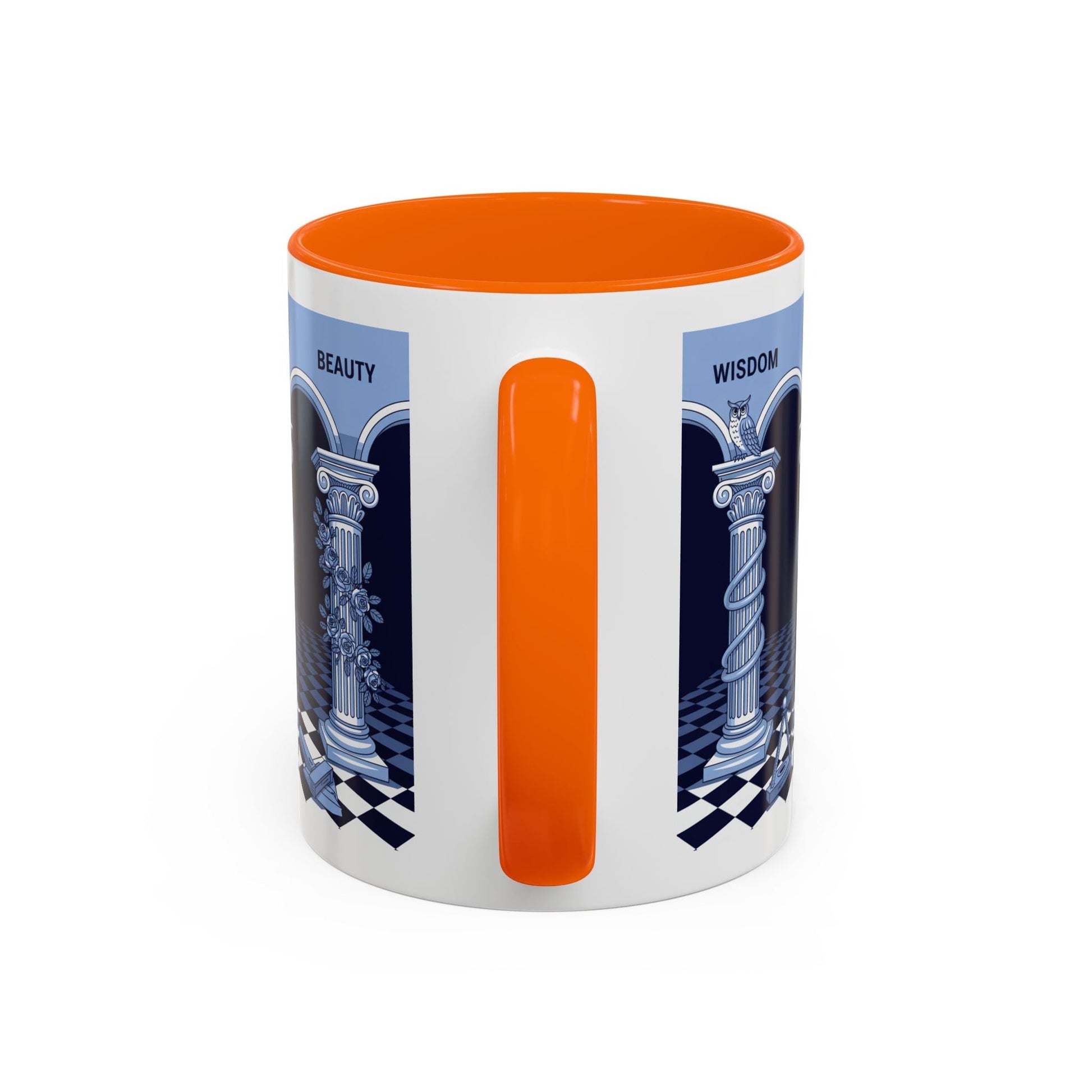 Premium Ready to Go Freemason Design | Fellowcraft | Wisdom and Beauty - Masonic Mugs