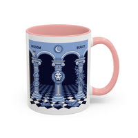 Premium Ready to Go Freemason Design | Fellowcraft | Wisdom and Beauty - Masonic Mugs