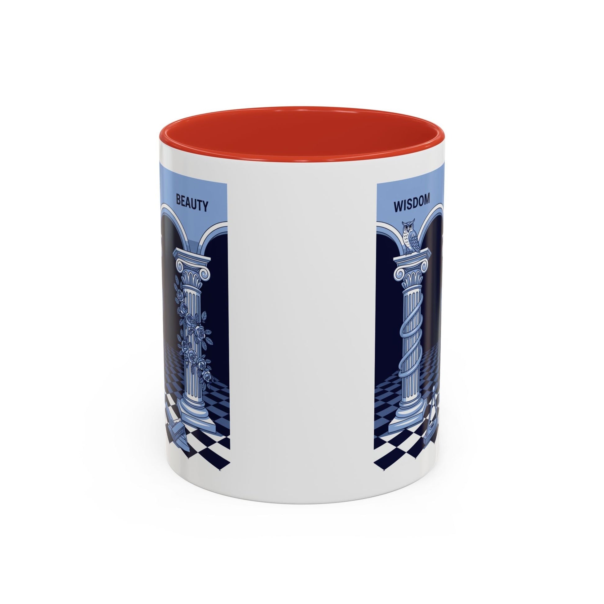 Premium Ready to Go Freemason Design | Fellowcraft | Wisdom and Beauty - Masonic Mugs