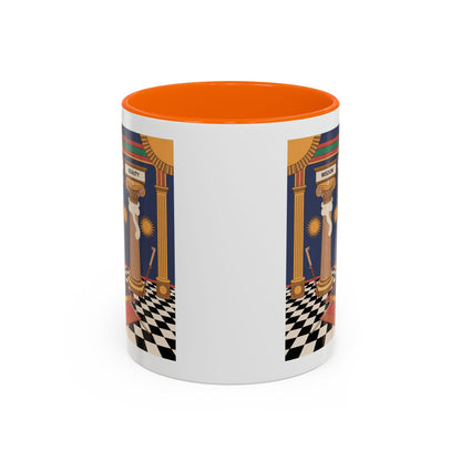 Premium Ready to Go Freemason Design | Fellowcraft | Wisdom Strength Beauty - Masonic Mugs