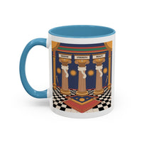Premium Ready to Go Freemason Design | Fellowcraft | Wisdom Strength Beauty - Masonic Mugs
