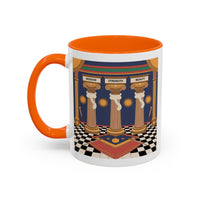 Premium Ready to Go Freemason Design | Fellowcraft | Wisdom Strength Beauty - Masonic Mugs
