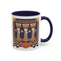 Premium Ready to Go Freemason Design | Fellowcraft | Wisdom Strength Beauty - Masonic Mugs