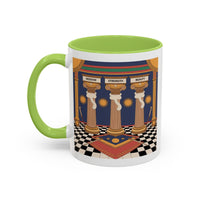 Premium Ready to Go Freemason Design | Fellowcraft | Wisdom Strength Beauty - Masonic Mugs