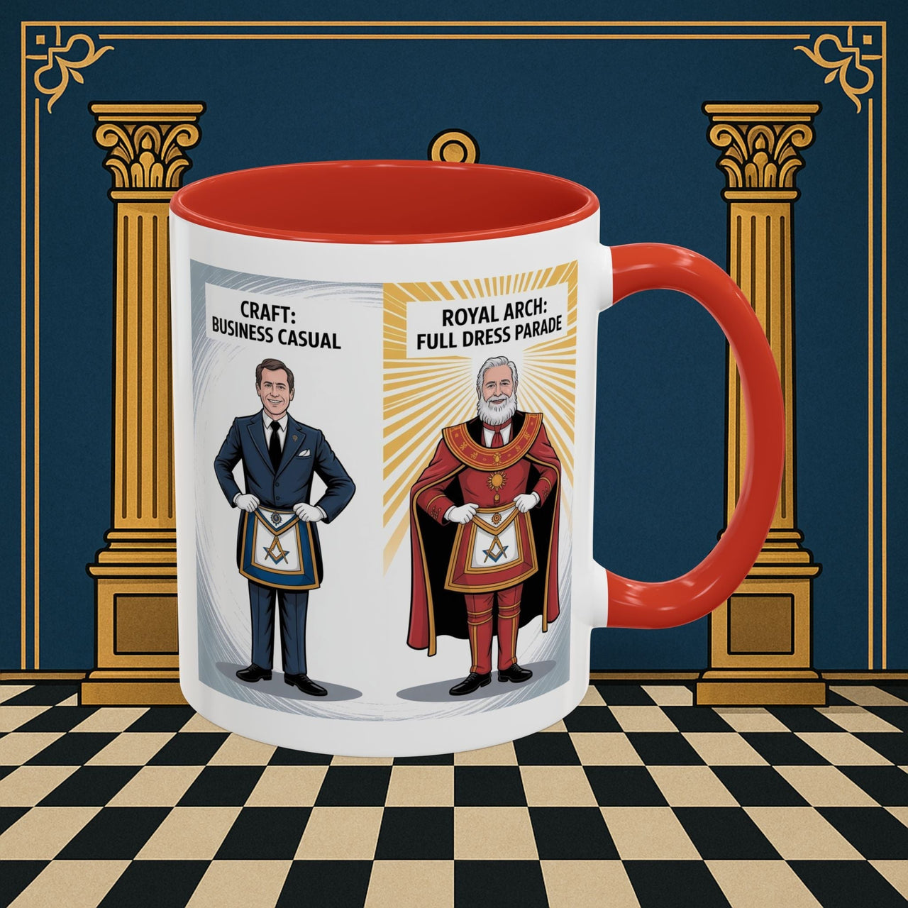 Premium Ready to Go Freemason Design | Masonic Dress Code Decoded | Royal Arch - Masonic Mugs