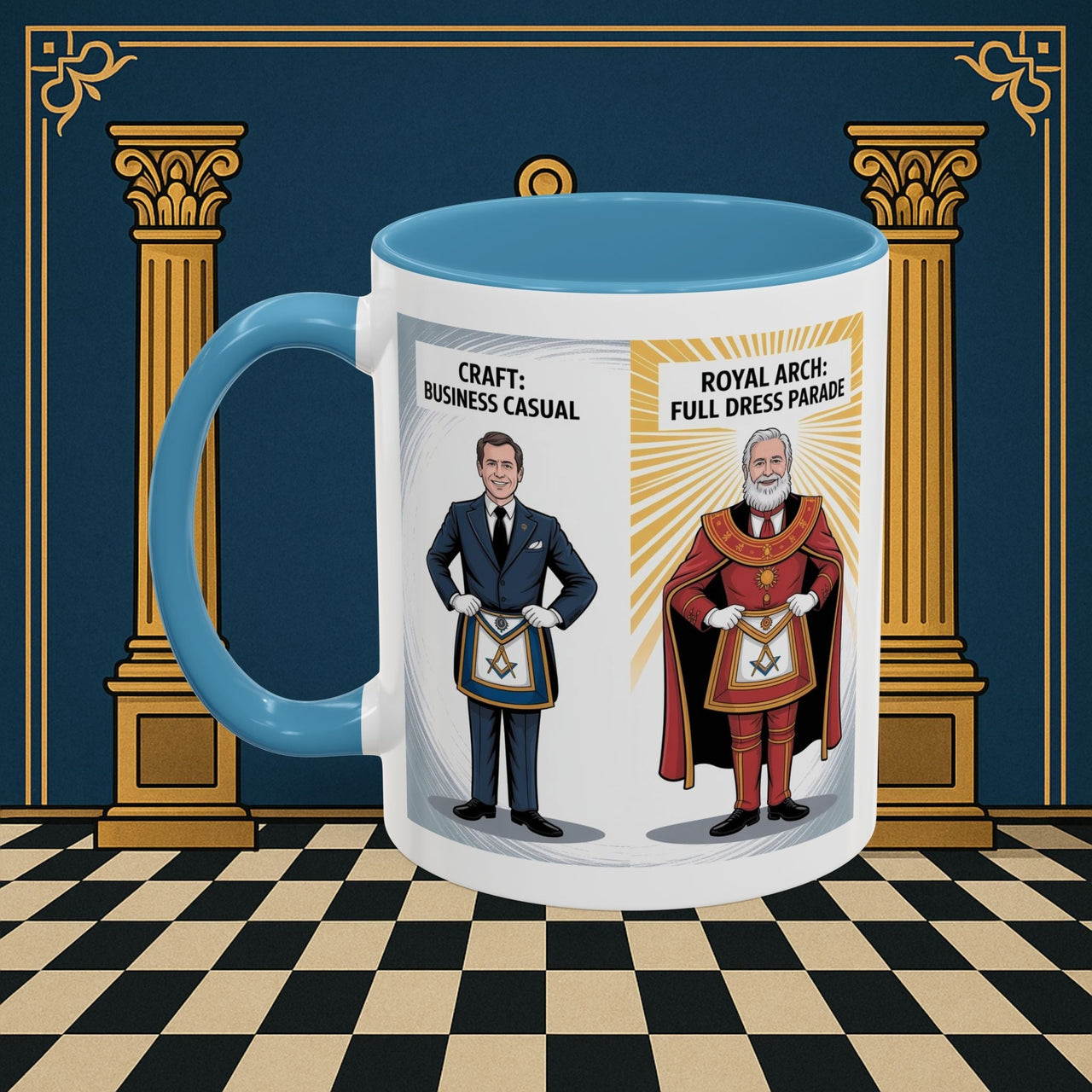 Premium Ready to Go Freemason Design | Masonic Dress Code Decoded | Royal Arch - Masonic Mugs