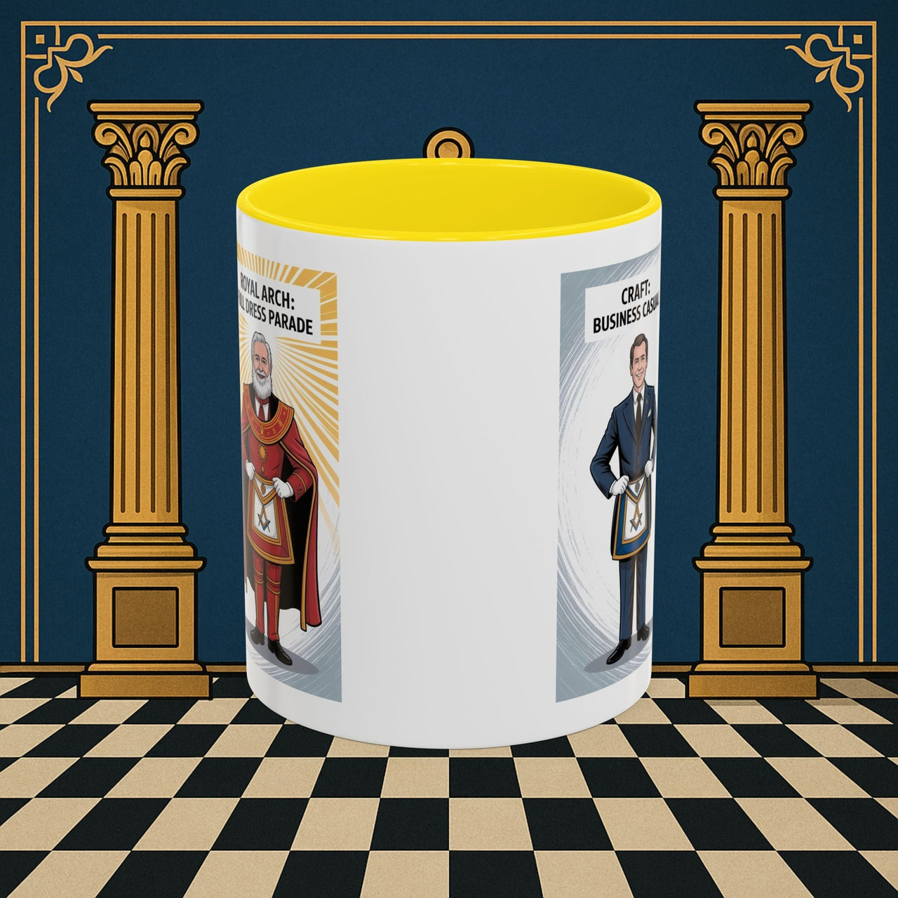Premium Ready to Go Freemason Design | Masonic Dress Code Decoded | Royal Arch - Masonic Mugs