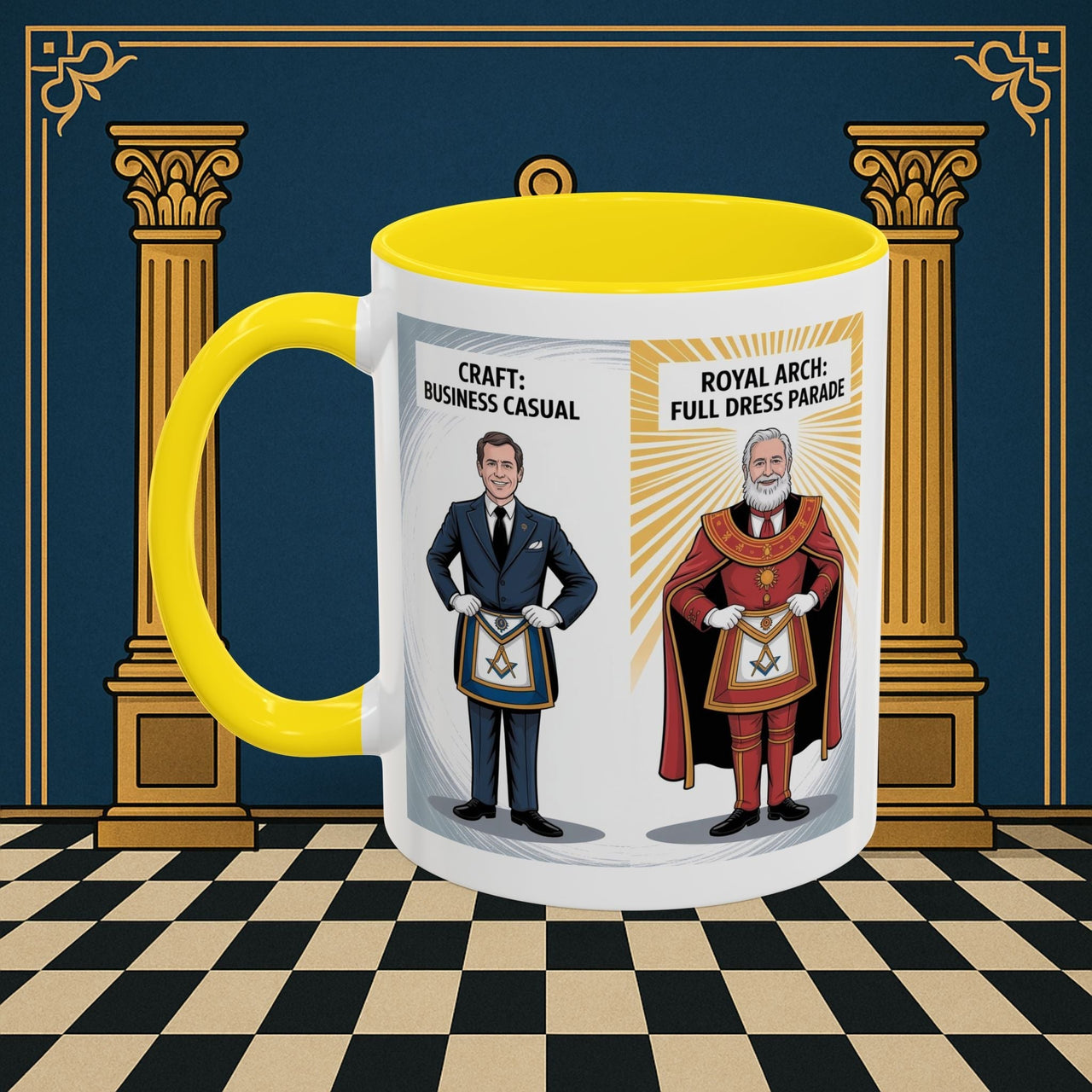 Premium Ready to Go Freemason Design | Masonic Dress Code Decoded | Royal Arch - Masonic Mugs