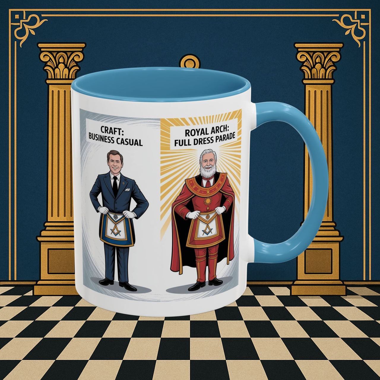 Premium Ready to Go Freemason Design | Masonic Dress Code Decoded | Royal Arch - Masonic Mugs