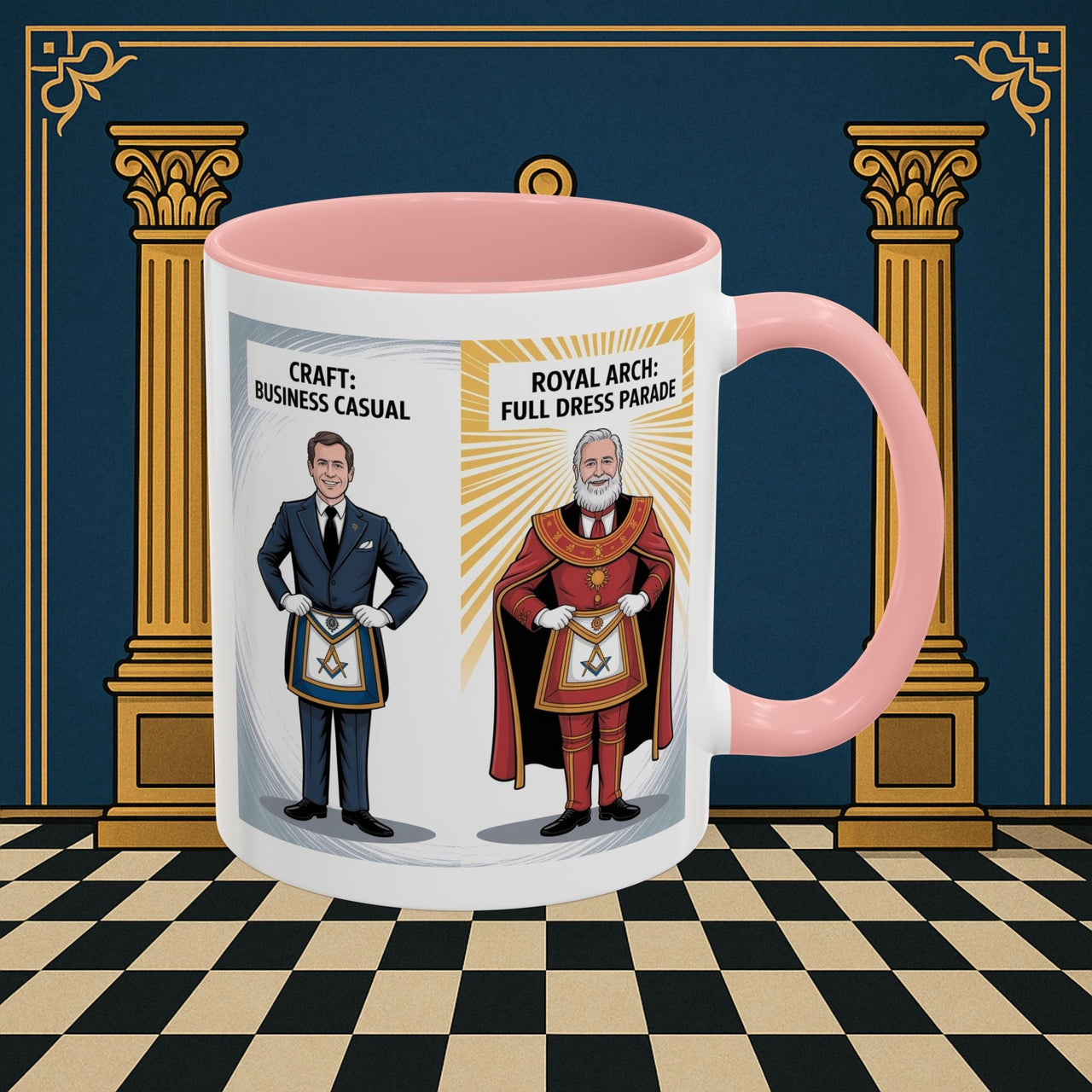 Premium Ready to Go Freemason Design | Masonic Dress Code Decoded | Royal Arch - Masonic Mugs