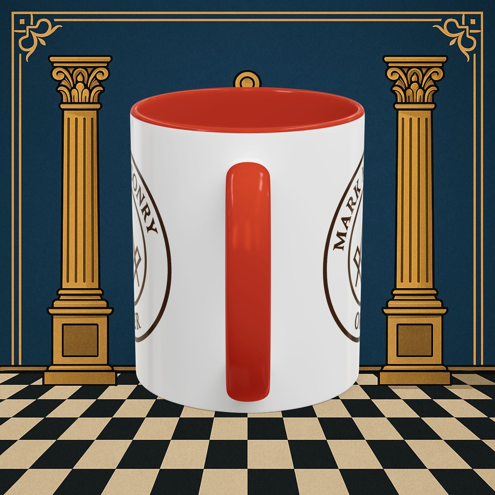 Premium Ready to Go Freemason Design | Masonic Emblem of Precision | Mark Masonry - Masonic Mugs