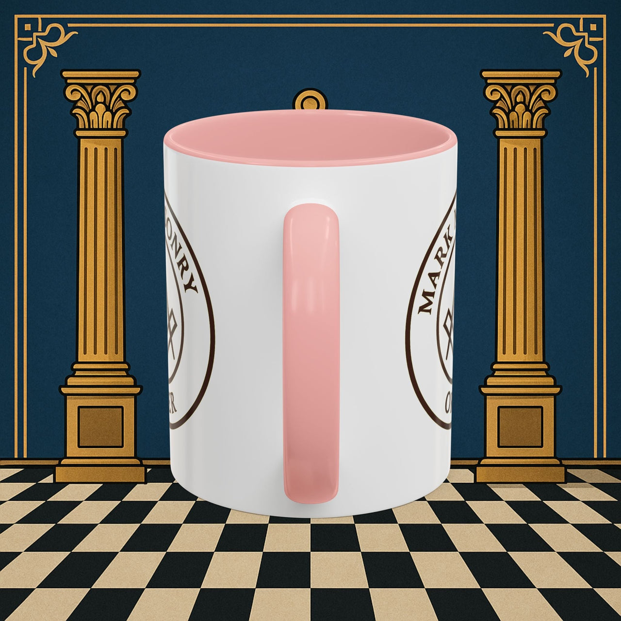 Premium Ready to Go Freemason Design | Masonic Emblem of Precision | Mark Masonry - Masonic Mugs