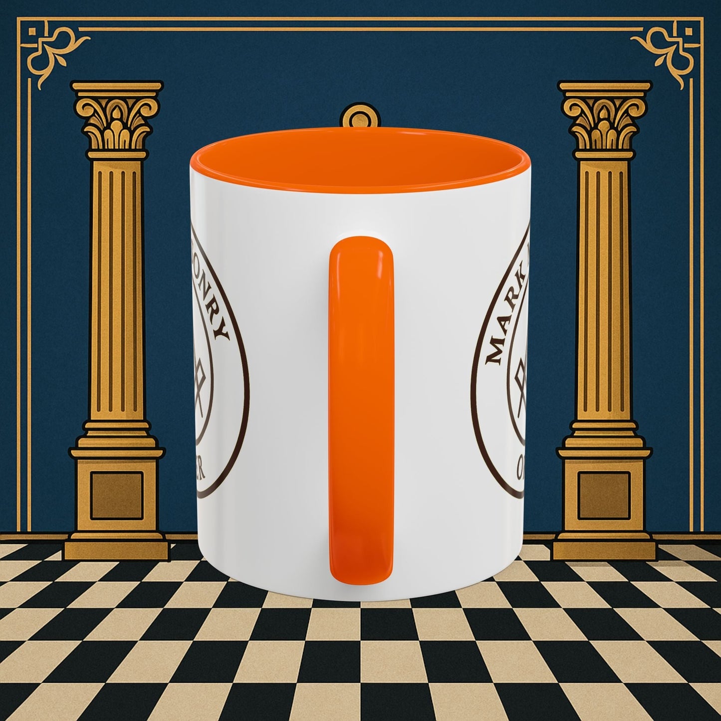 Premium Ready to Go Freemason Design | Masonic Emblem of Precision | Mark Masonry - Masonic Mugs