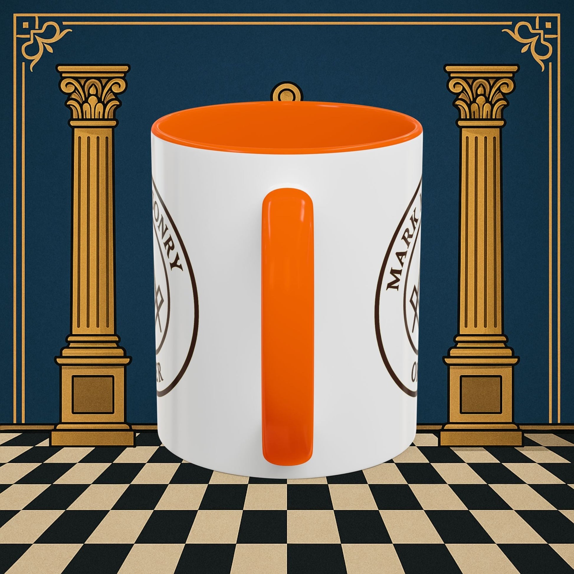 Premium Ready to Go Freemason Design | Masonic Emblem of Precision | Mark Masonry - Masonic Mugs