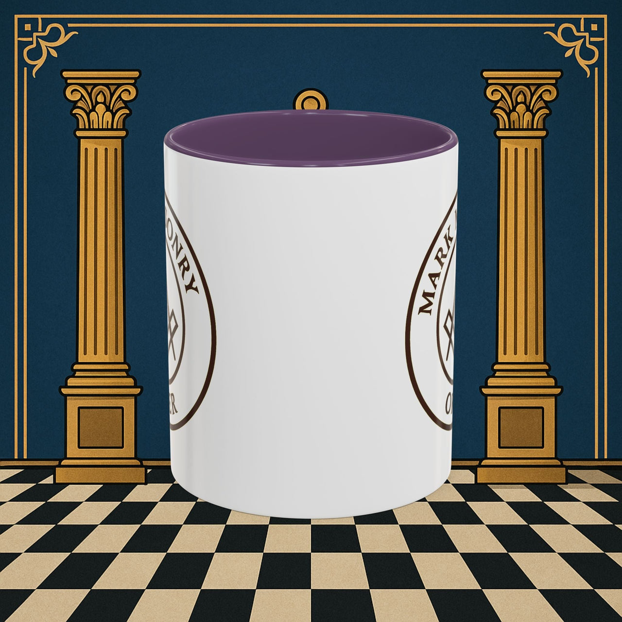 Premium Ready to Go Freemason Design | Masonic Emblem of Precision | Mark Masonry - Masonic Mugs