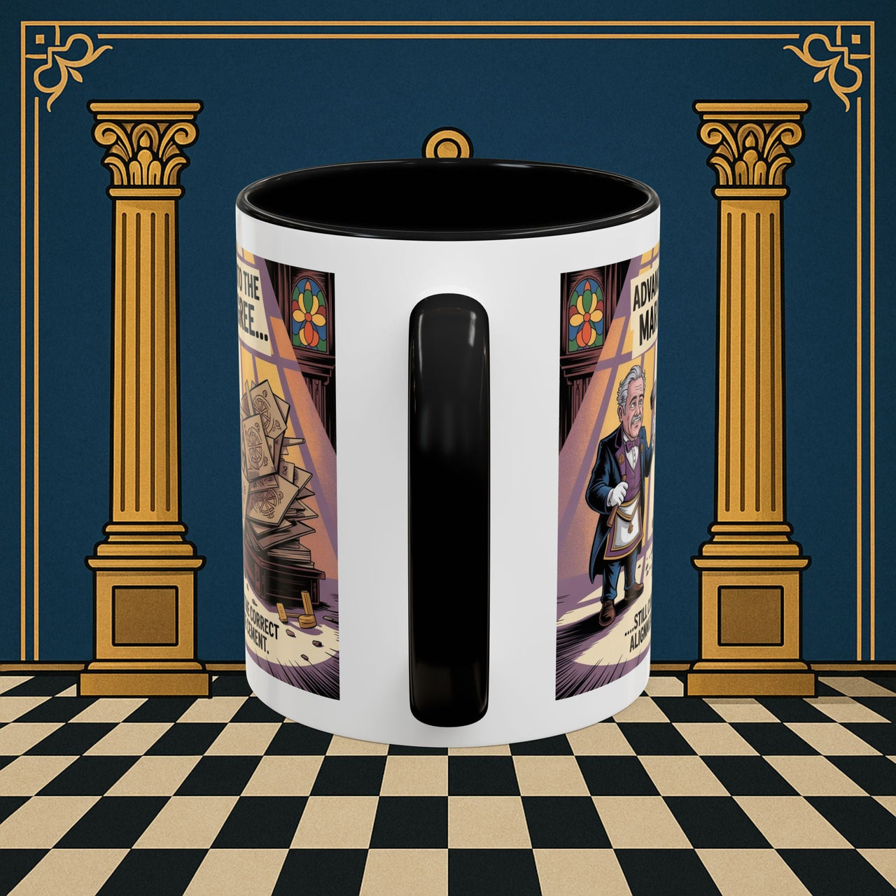 Premium Ready to Go Freemason Design | Masonic Misalignment | Mark Masonry - Masonic Mugs