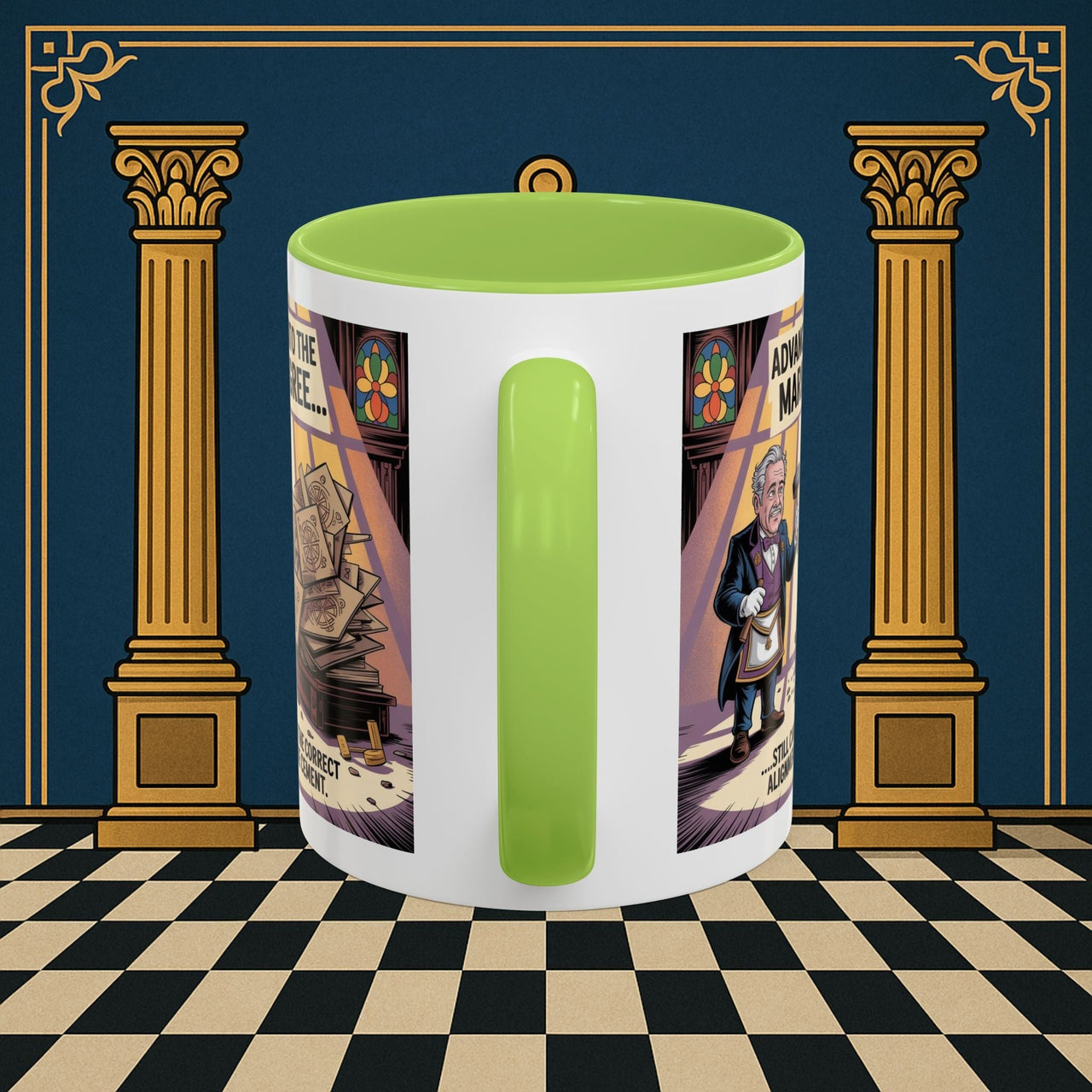 Premium Ready to Go Freemason Design | Masonic Misalignment | Mark Masonry - Masonic Mugs