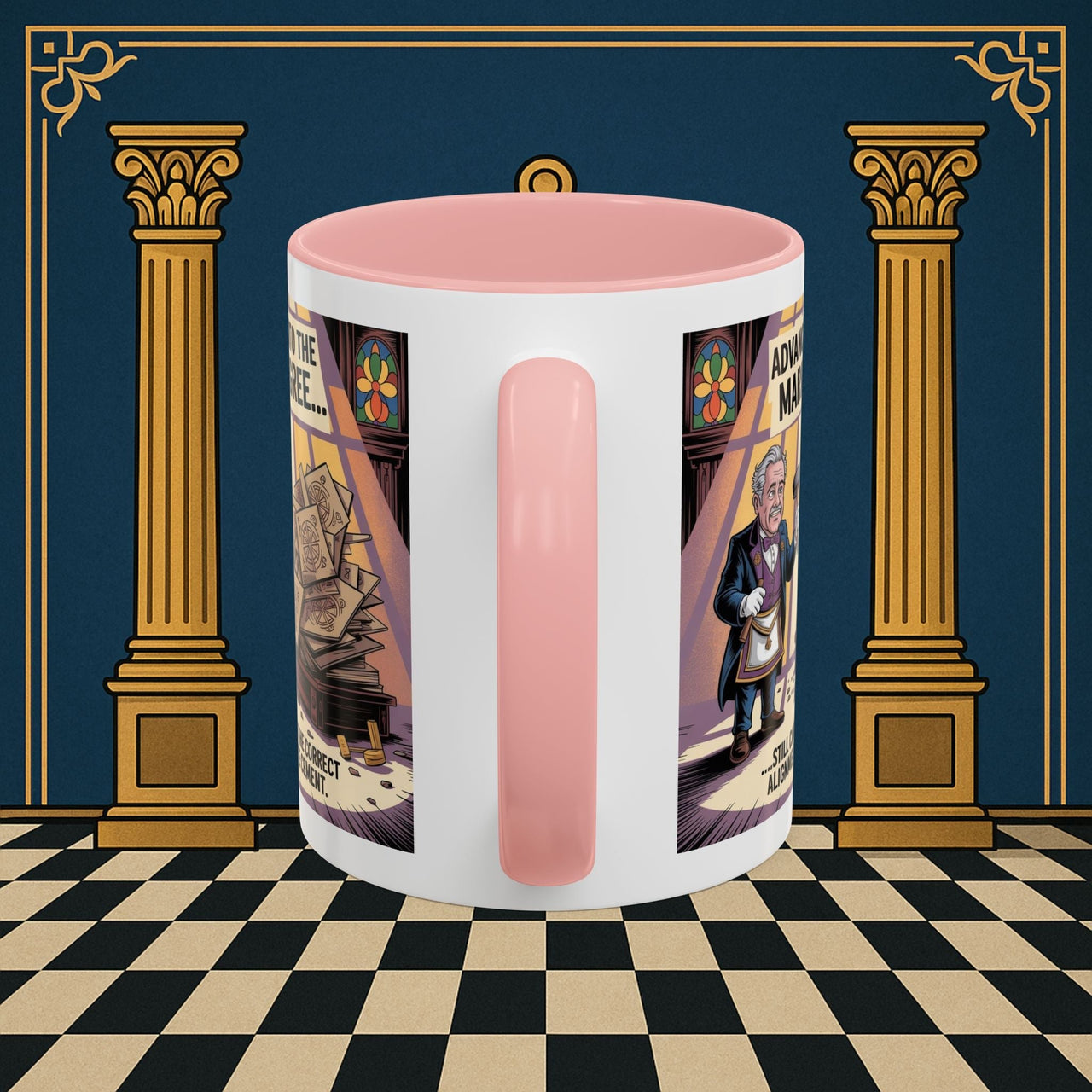 Premium Ready to Go Freemason Design | Masonic Misalignment | Mark Masonry - Masonic Mugs